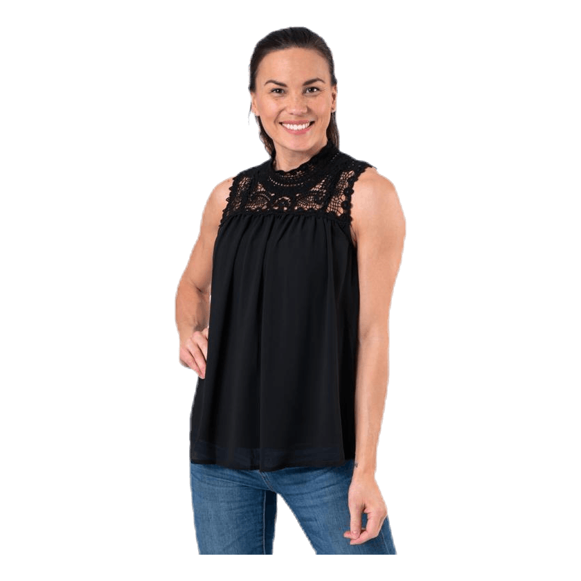 New Cat S/L Top Wvn Black