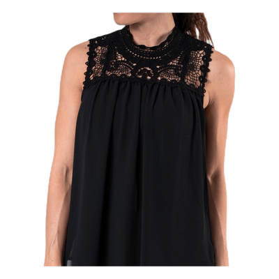 New Cat S/L Top Wvn Black