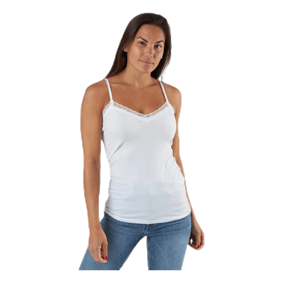 Kate Lace Singlet White