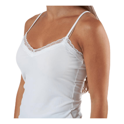Kate Lace Singlet White