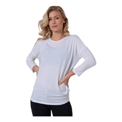 Glamour 3/4 Top Jrs White