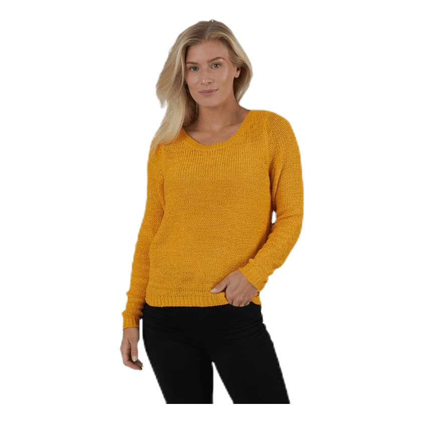 Geena Xo L/S Pullover Knt Yellow
