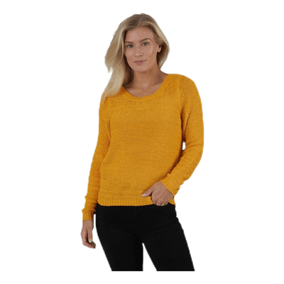 Geena Xo L/S Pullover Knt Yellow
