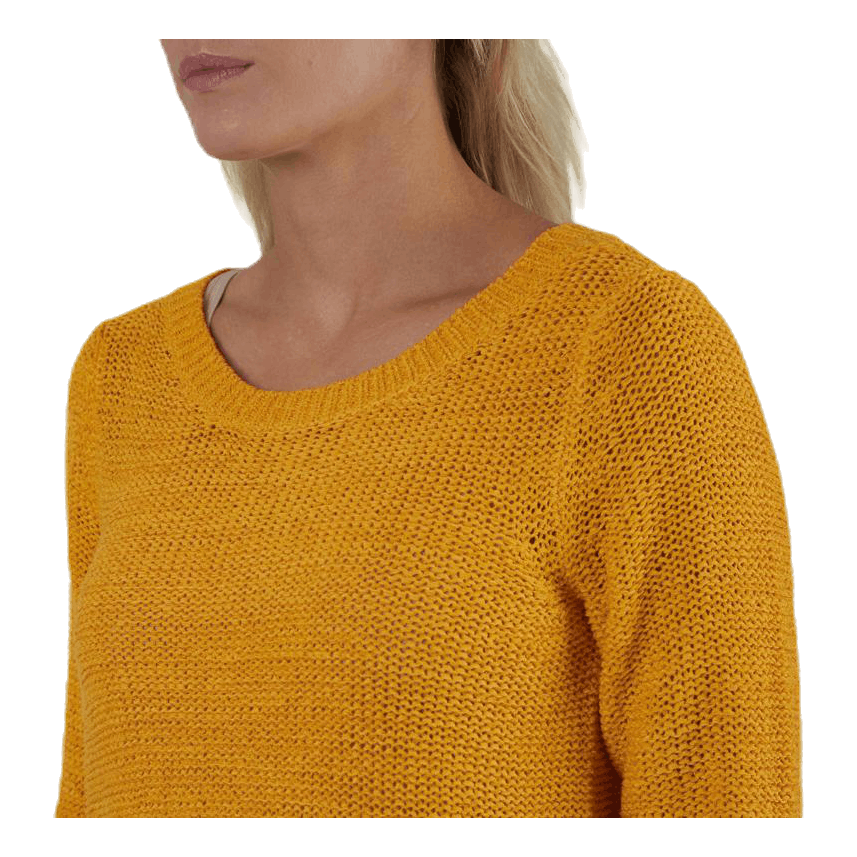 Geena Xo L/S Pullover Knt Yellow
