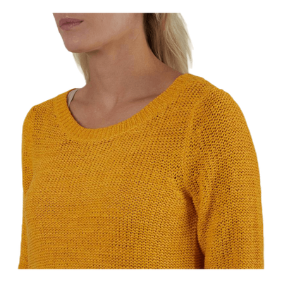Geena Xo L/S Pullover Knt Yellow
