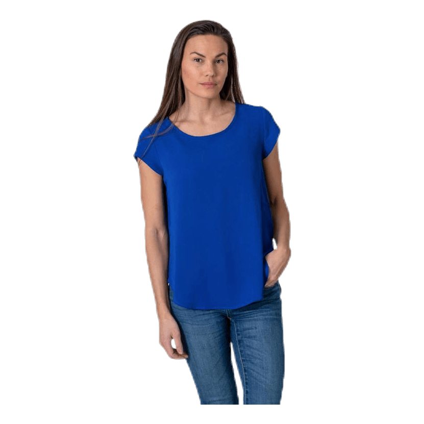 Vic S/S Solid Top Patterned