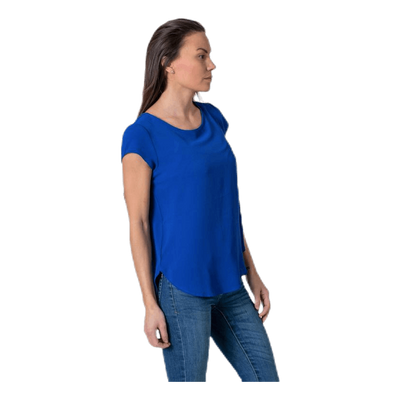 Vic S/S Solid Top Patterned
