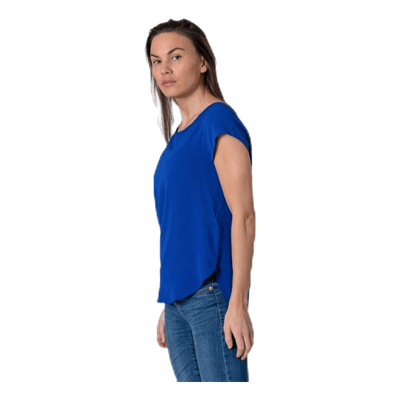 Vic S/S Solid Top Patterned