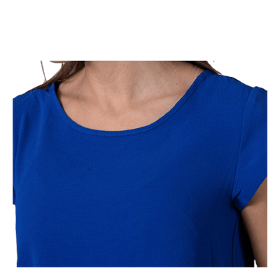 Vic S/S Solid Top Patterned