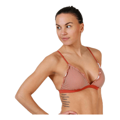 Barbara Bikini Triangle Bra Red