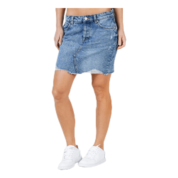 Sky Life Reg Dnm Skirt Blue