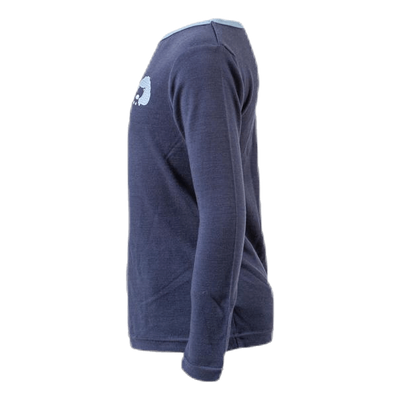 Willit Wool Ls Top Xix Blue
