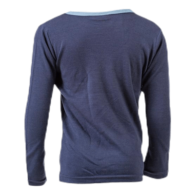 Willit Wool Ls Top Xix Blue