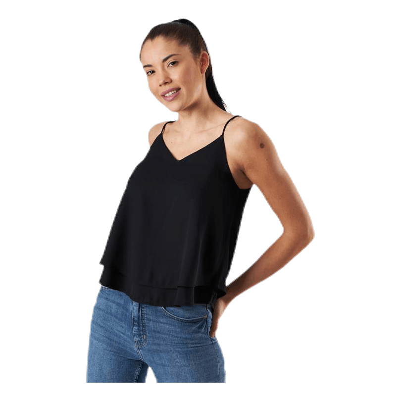 Bodil Slip Top Black