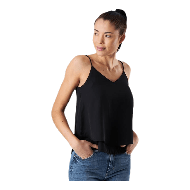 Bodil Slip Top Black