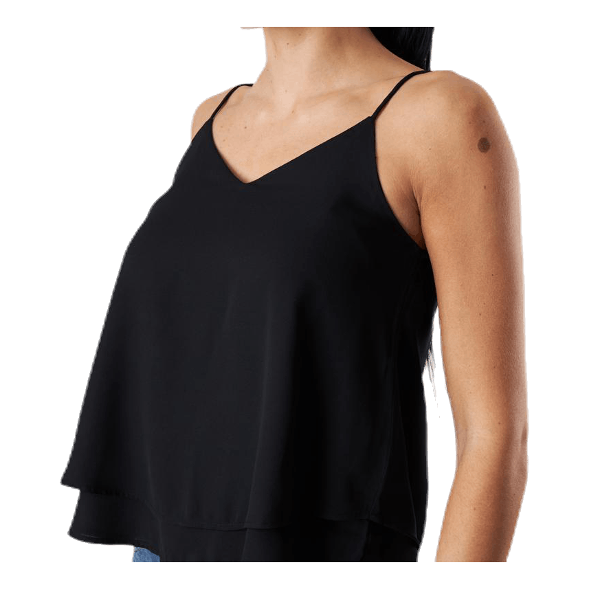 Bodil Slip Top Black