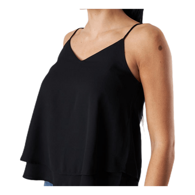 Bodil Slip Top Black