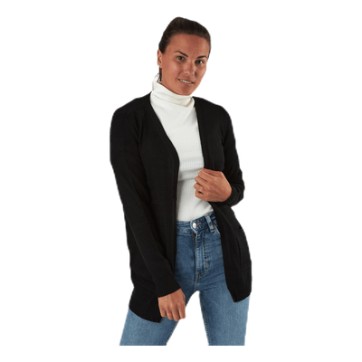 Lesly L/S Open Cardigan Knt Black