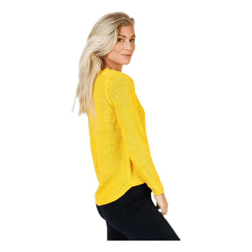 Geena Xo L/S Pullover Knt Yellow