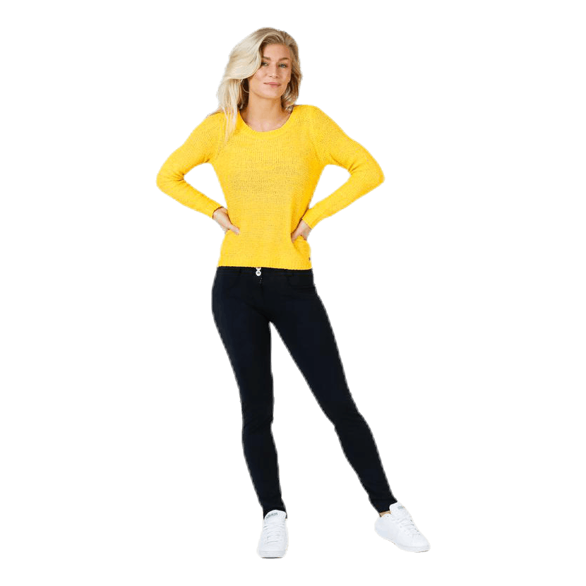 Geena Xo L/S Pullover Knt Yellow
