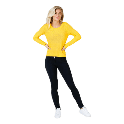 Geena Xo L/S Pullover Knt Yellow