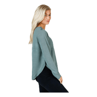 Caviar Long Sleeve Pullover Knit Chinois Green