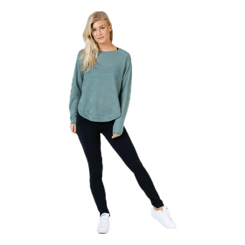 Caviar Long Sleeve Pullover Knit Chinois Green