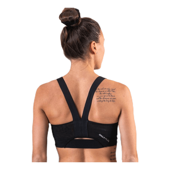Odele Aop Sports Bra Black