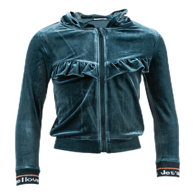 Nille Vel Card W Hood Green