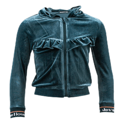 Nille Vel Card W Hood Green