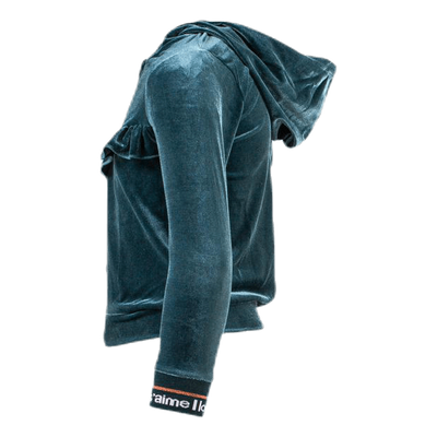 Nille Vel Card W Hood Green