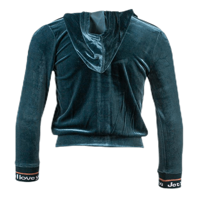Nille Vel Card W Hood Green