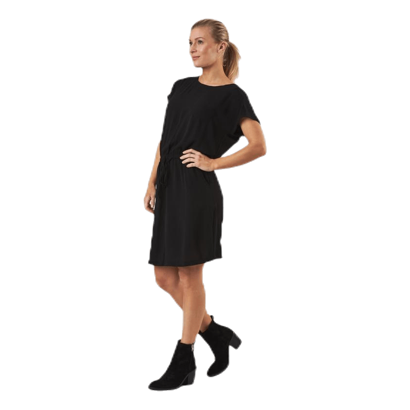 Mariana Myrina S/S Det Dress Wvn Black