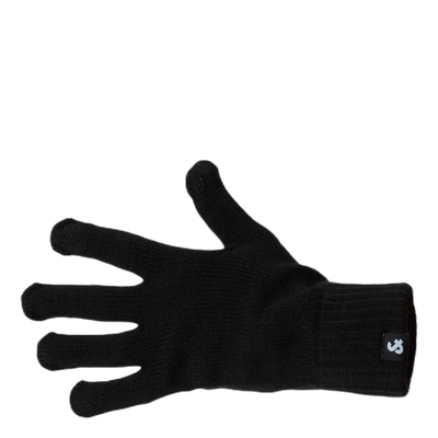 Barry Knitted Gloves Black