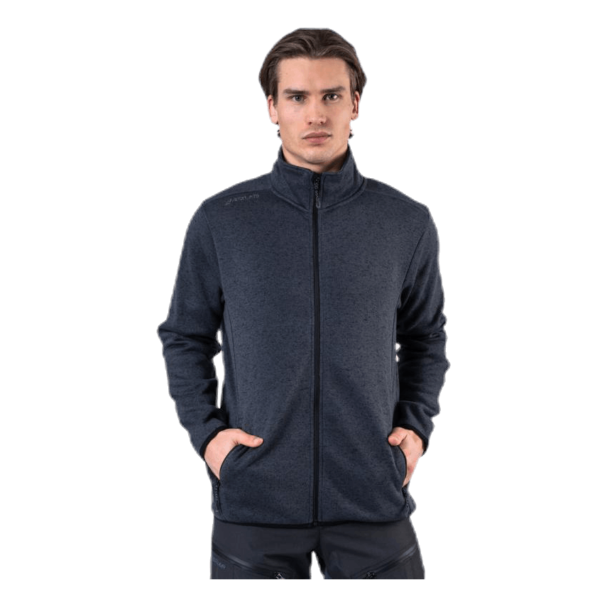 Pareman Melange Fleece Jacket Grey