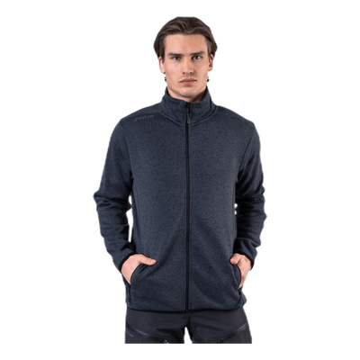 Pareman Melange Fleece Jacket Grey