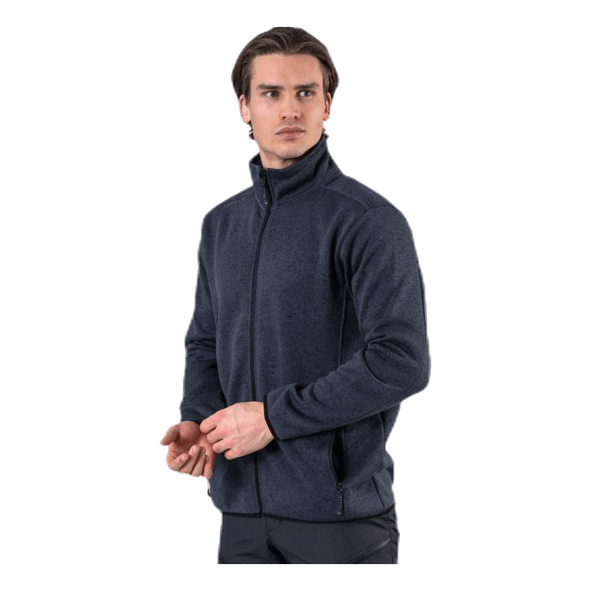 Pareman Melange Fleece Jacket Grey