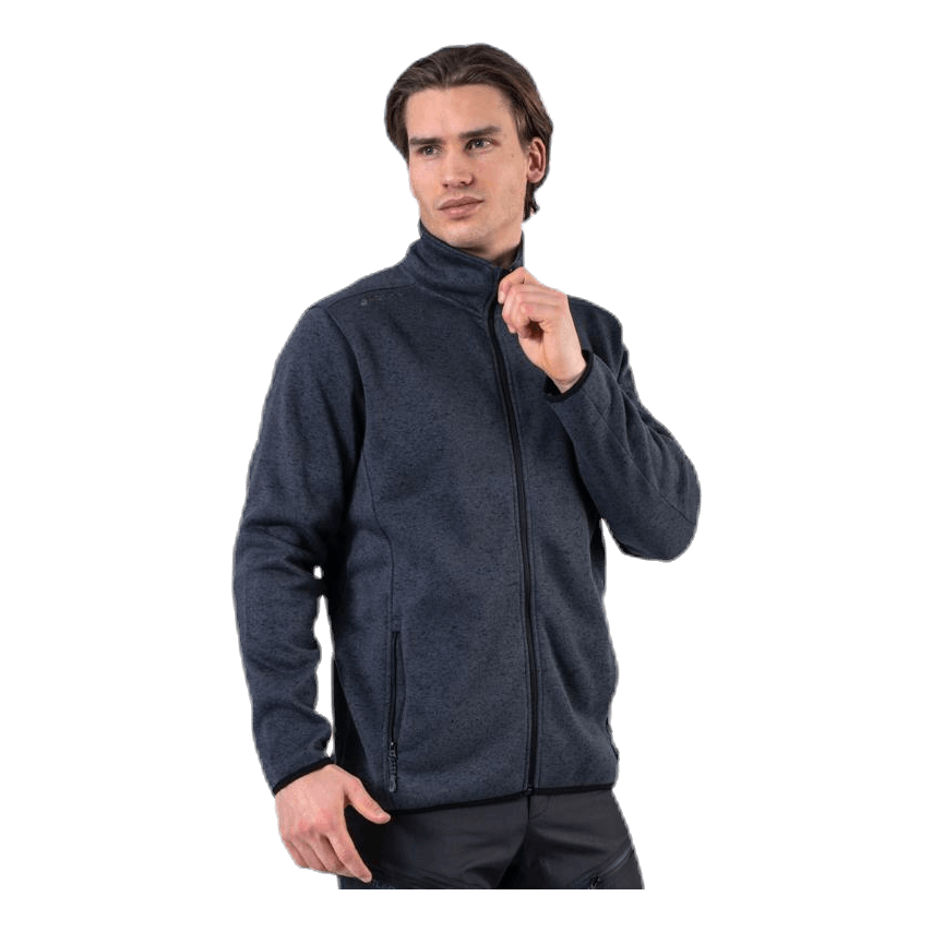 Pareman Melange Fleece Jacket Grey