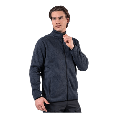 Pareman Melange Fleece Jacket Grey