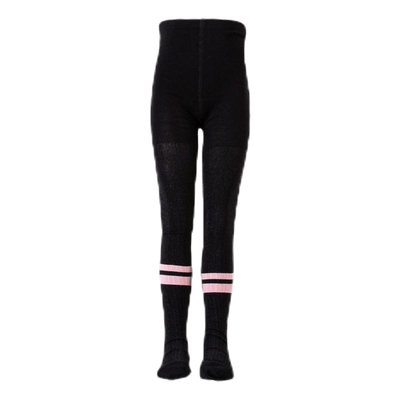 Sporty Rib Tights Pink/Black
