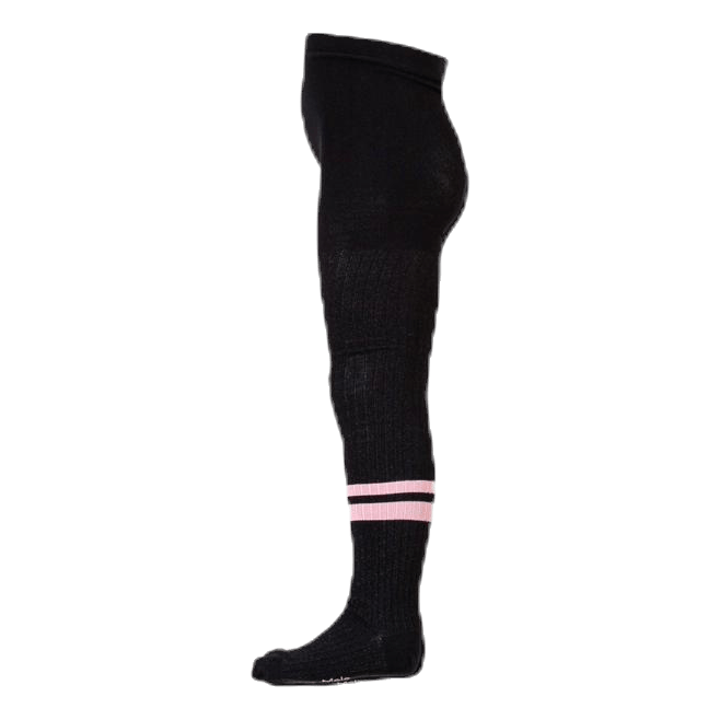 Sporty Rib Tights Pink/Black