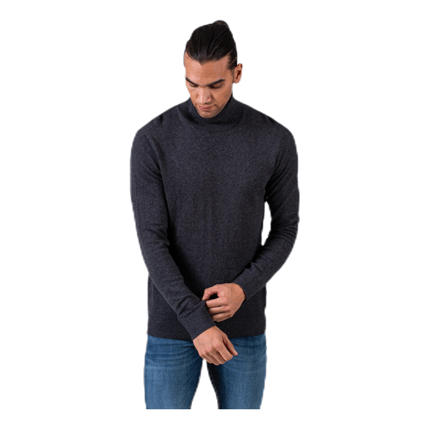Emil Knit Roll Neck Grey