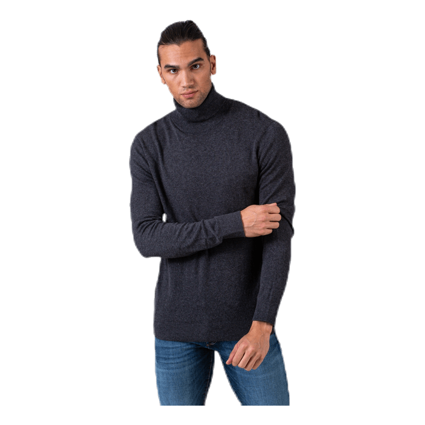Emil Knit Roll Neck Grey