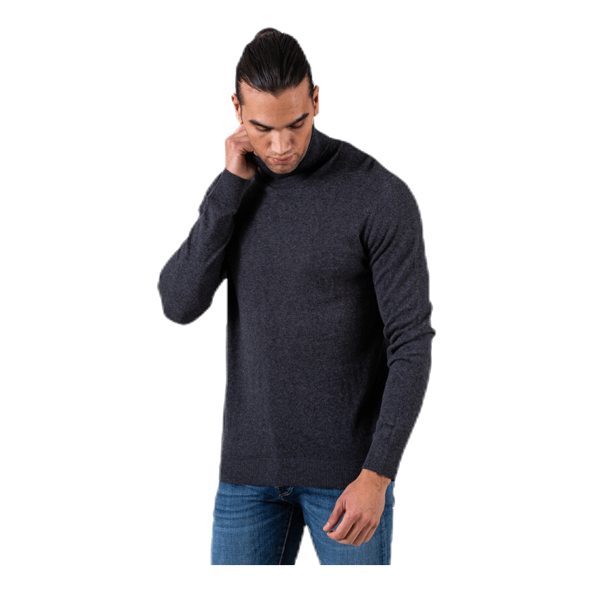 Emil Knit Roll Neck Grey