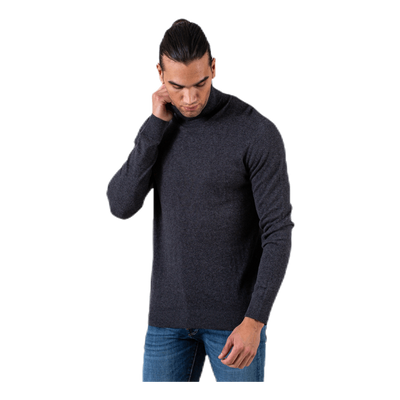 Emil Knit Roll Neck Grey