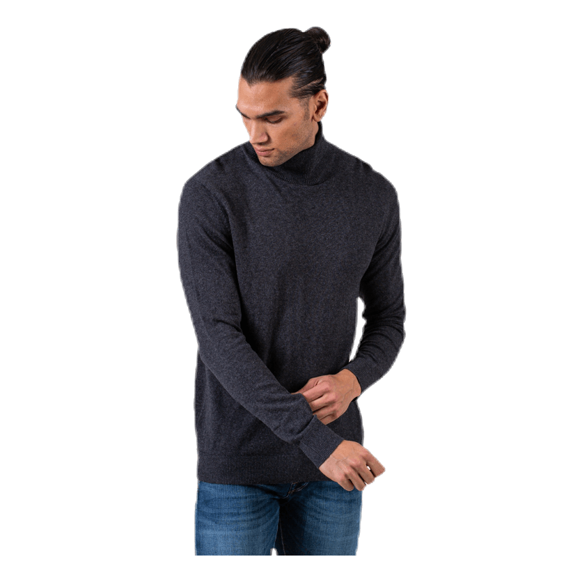 Emil Knit Roll Neck Grey