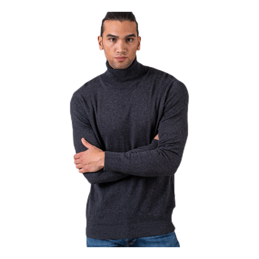 Emil Knit Roll Neck Grey