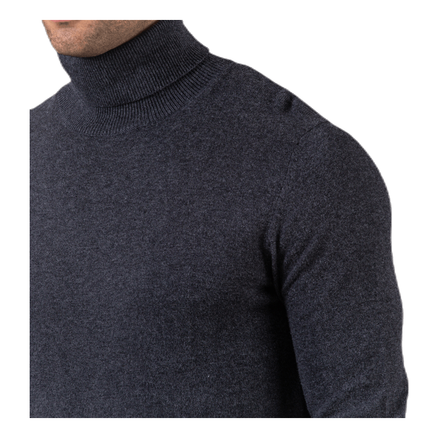 Emil Knit Roll Neck Grey