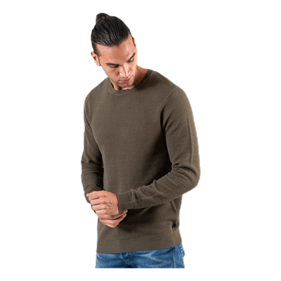 Liam Knit Crew Neck Green