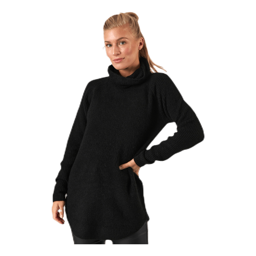 Ellen Ls Long  Knit Black